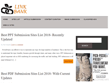 Tablet Screenshot of linkbank.net
