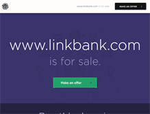 Tablet Screenshot of linkbank.com